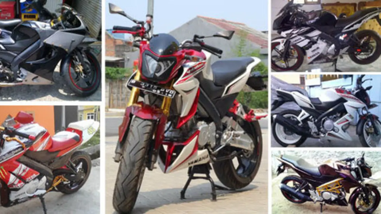 Ilustrasi Model Modifikasi New Vixion (Istimewa)
