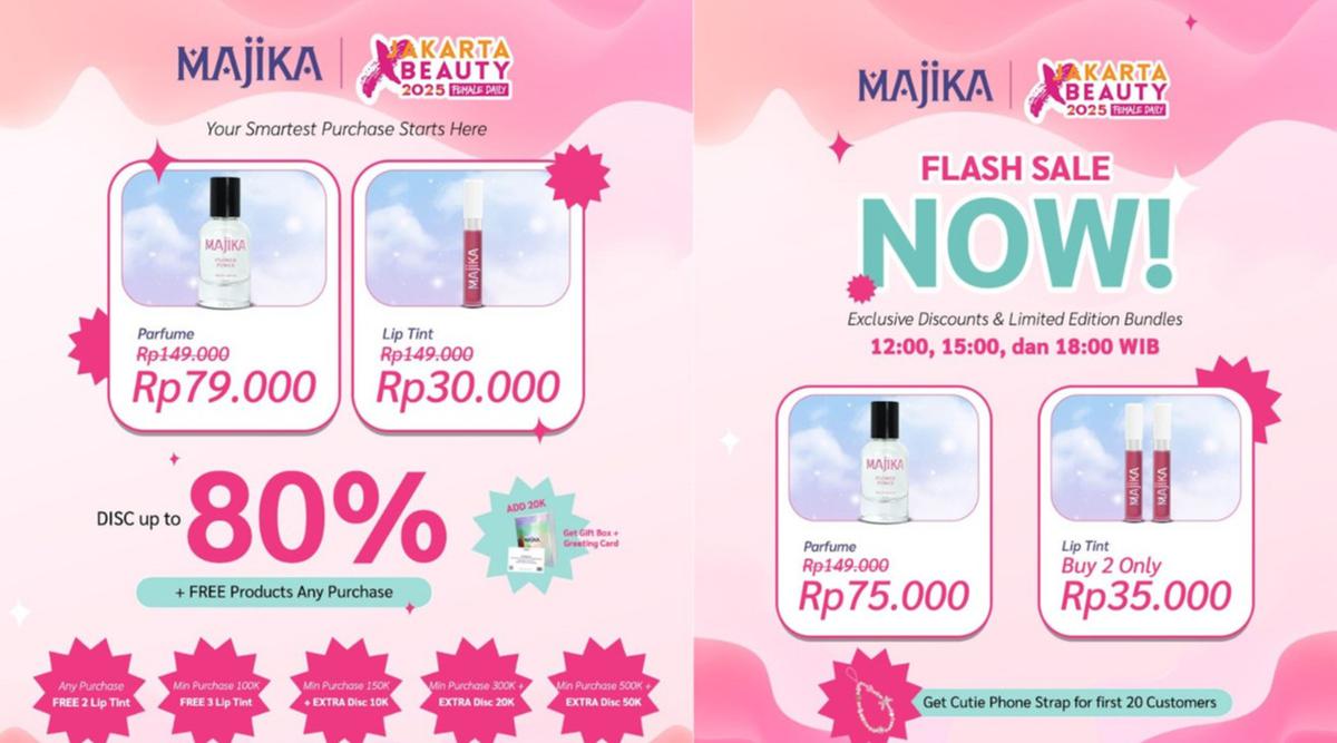 MAJIKA Ramaikan Jakarta X Beauty 2025 dengan Hadiah Gratis dan Promo Gila-Gilaan!