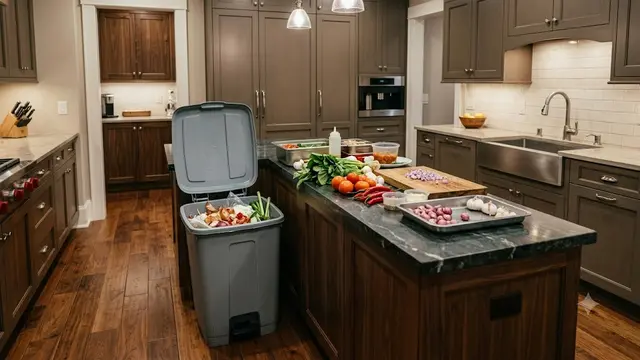 Posisi Tempat Sampah yang Membuat Dapur Lebih Bersih