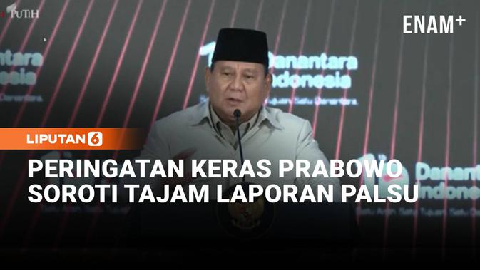 Prabowo Menohok di HUT Danantara, Soroti Tajam Sentil Masalah Laporan Palsu