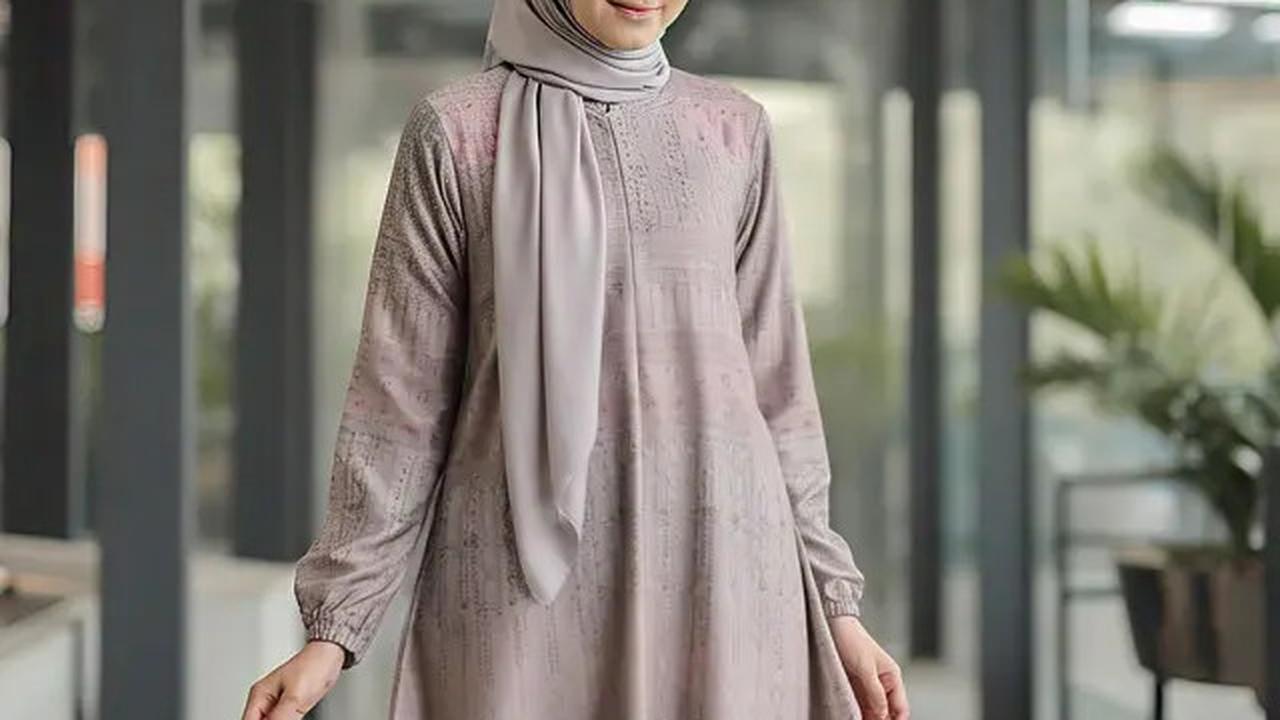 7 Model Baju Tunik Terbaru 2025 untuk Wanita Berhijab, Tampil Modis dan Anggun