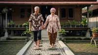 8 Desain Rumah Desa dengan Batu Terapi Kaki di Depan Teras, Cocok untuk Lansia