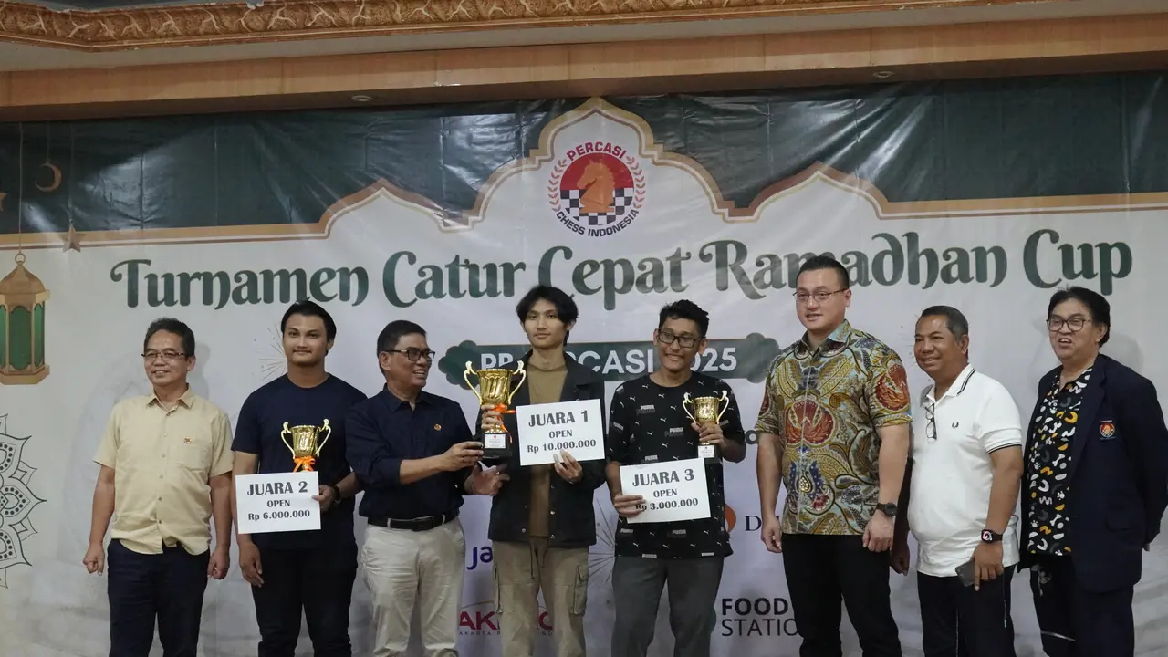 Nayaka Budhidarma Juara Turnamen Catur Ramadhan Cup 2025, Jadi Modal Bagus untuk SEA Games 2025