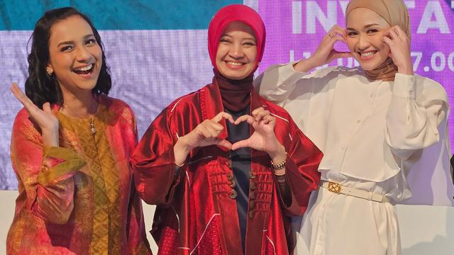 Shahnaz Haque (Pejuang Kanker), Pratiwi Astar (Koordinator Bidang Humas Yayasan Kanker Indonesia atau YKI), Hada Kusumonegoro (Caregiver)