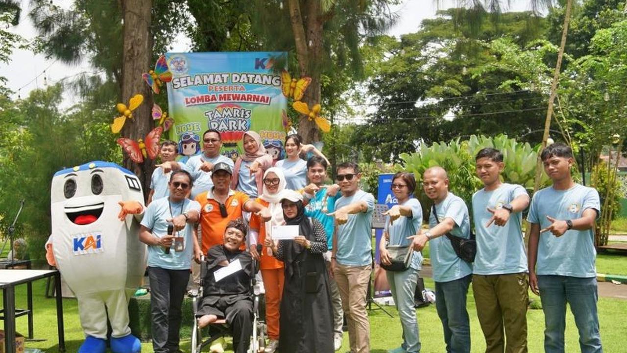 KAI Daop 7 Madiun Edukasi Keselamatan Kereta Api untuk Anak-anak di Magetan