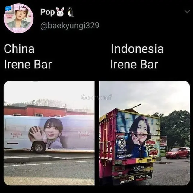 6 Foto Idol K-Pop Hiasi Belakang Truk, Gaya Jennie Blackpink Curi Perhatian