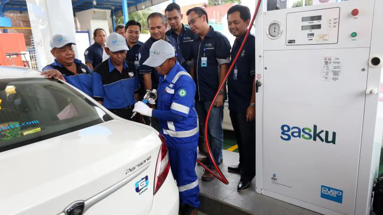 Peresmian SPBG PGN di Surabaya