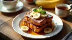 Resep French Toast Banana Lembut untuk Sarapan Praktis