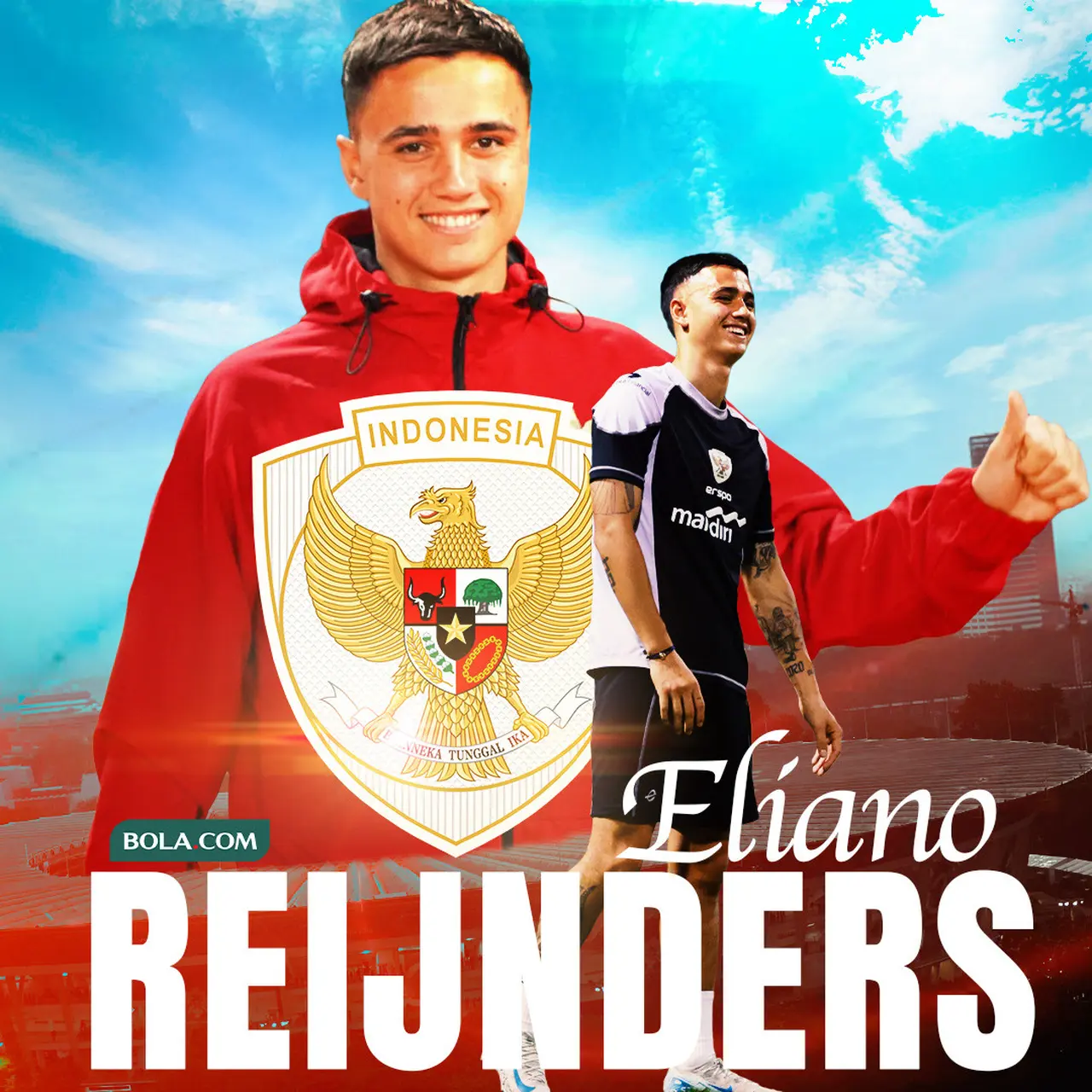 Eliano Reijnders Terima Teriakan dan Tepukan Meriah di GBK Saat Timnas