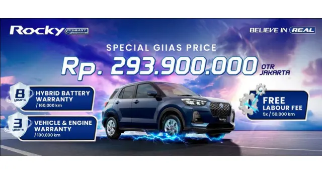 Daihatsu Rocky Hybrid Laris Manis di GIIAS 2025, Konsumsi BBM Tembus 34,5 Km/L