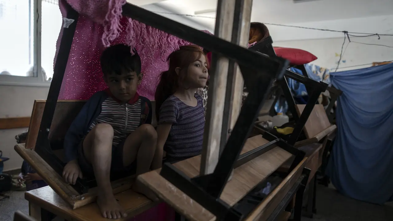 Menengok Anak-Anak Palestina Saat Berlindung di Sekolah Akibat Serangan Israel