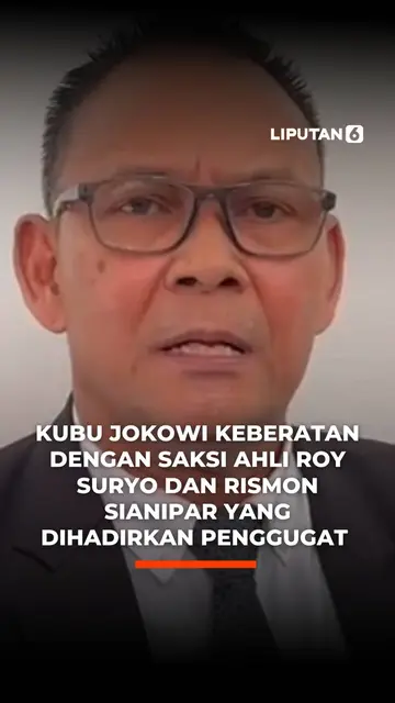 Kubu jokowi kebratan dengan saksi ahli Roy Suryo dan Rismon Sianipar yang dihadirkan penggugat