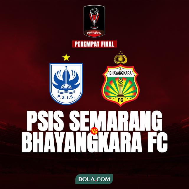 Cover Perempat Final Piala Presiden 2022 PSIS VS Bhayangkara