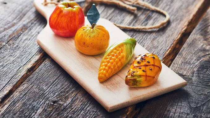 Ilustrasi permen marzipan