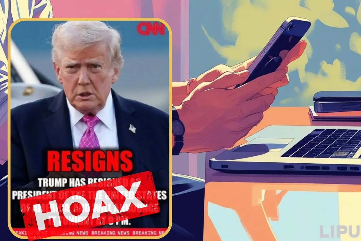 Cek fakta Donald Trump mundur dari Presiden AS