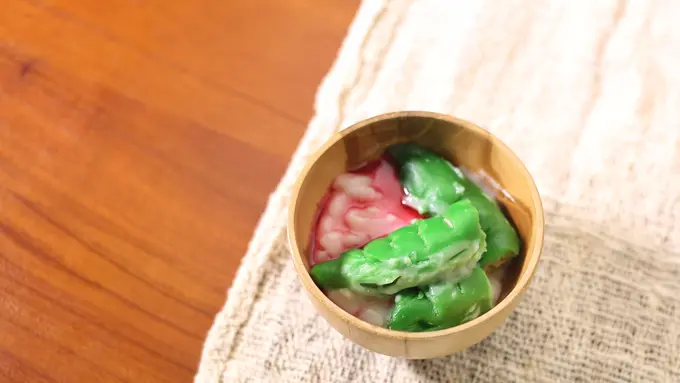 resep es pisang ijo
