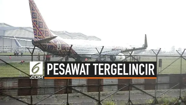 Pesawat Malindo Air tergelincir di Bandara Husein Sastranegara, Bandung, Jawa Barat. Seluruh awak dan penumpang pesawat langsung di evakuasi, penernbangan dari dan ke bandara Husein Sastranegara dihentikan sementara.