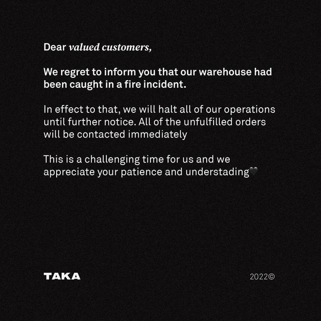 Brand Lokal Terdampak Kebakaran JNE Cimanggis