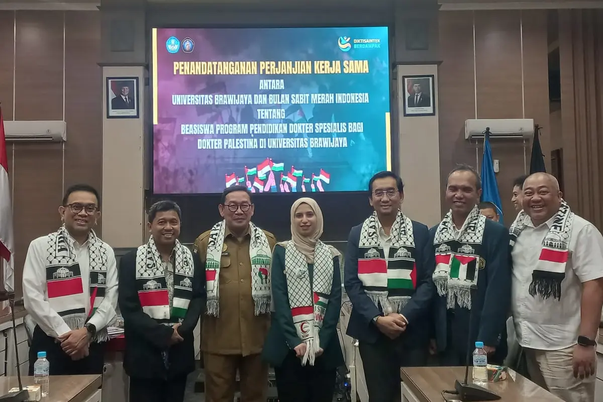 BSMI dan Universitas Brawijaya Teken Kerja Sama Beasiswa Dokter Spesialis untuk Dokter Palestina