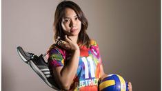 Berllian Marsheilla, pevoli cantik dari klub Jakarta Electric PLN yang mengungkapkan harapannya kepada pemerintah tentang olah raga.
