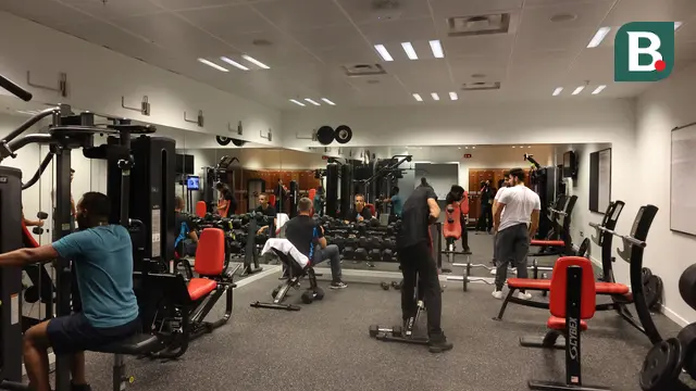 Foto: Sensasi Mencoba Fasilitas Fitness dan Salon di Media Center Piala Dunia 2022