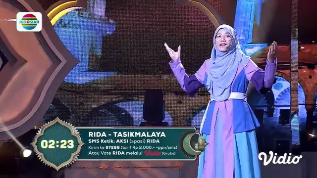 Mama Dedeh Memberikan Skor Tertinggi Kepada Rida (Tasikmalaya) Di Top 9 Group 3 AKSI Indonesia 2023