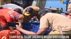 Hingga hari ketiga pengerukan sampah, 40 ton sampah telah diangkat dan masih tersisa 50 ton sampah yang umumnya adalah sampah plastik yang dibuang sembarangan.