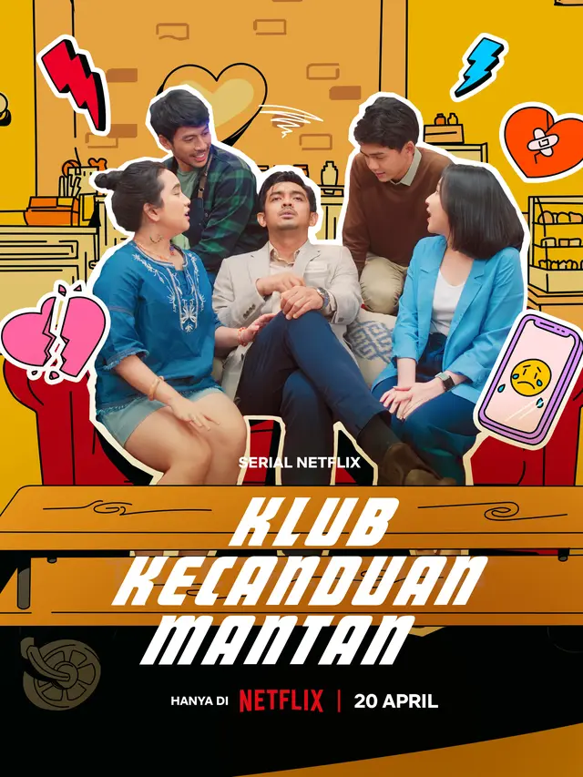 Poster Sitkom Klub Kecanduan Mantan. (Foto: Netflix)