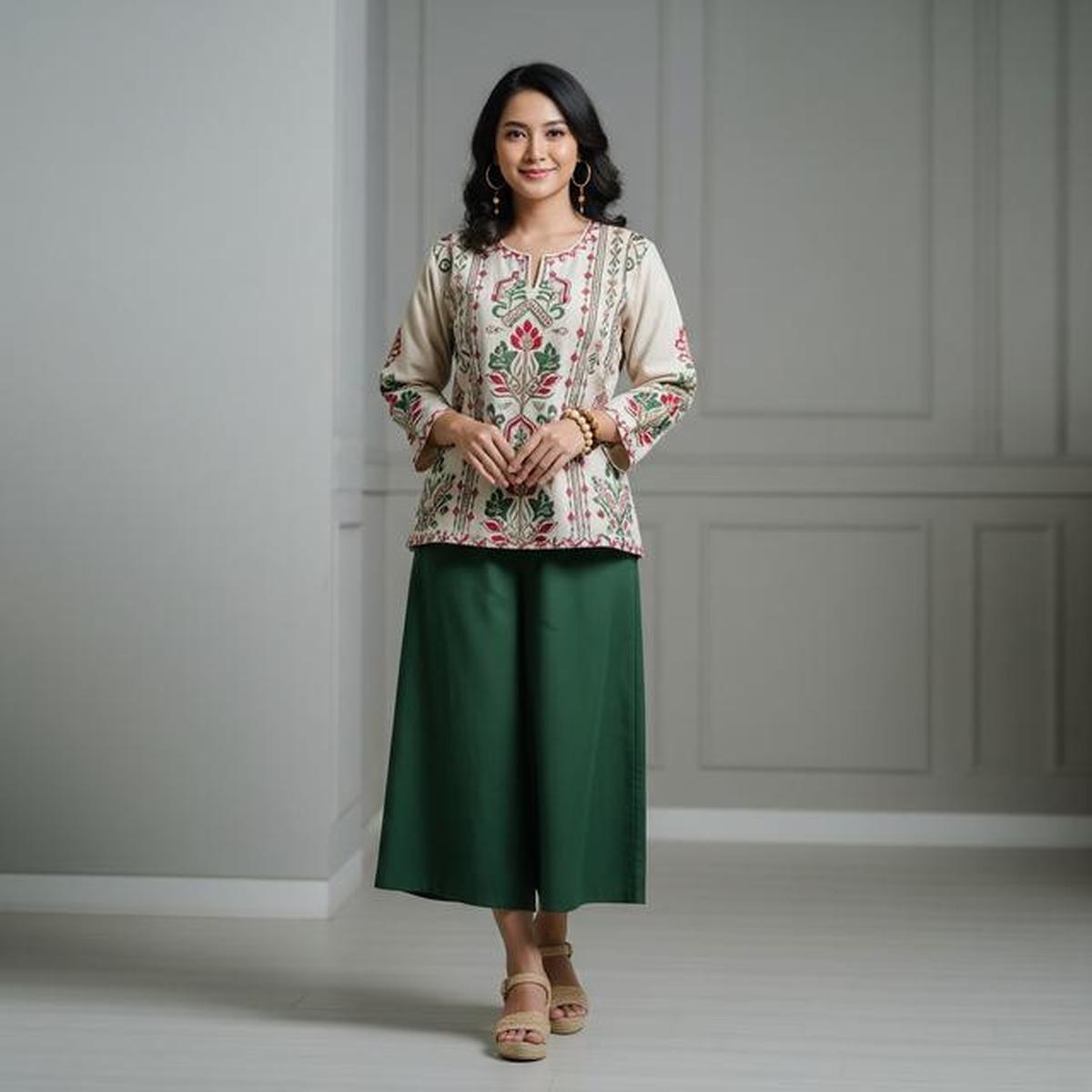 10 Inspirasi Outfit Natal Bernuansa Nusantara, Cocok untuk Ibadah di Gereja