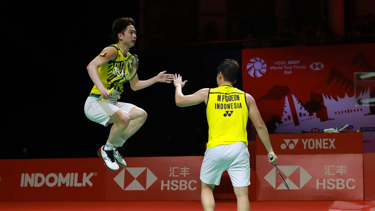 Kevin Sanjaya Sukamuljo/Marcus Fernaldi Gideon - BWF World Tour Finals 2021 - 3 Desember -2