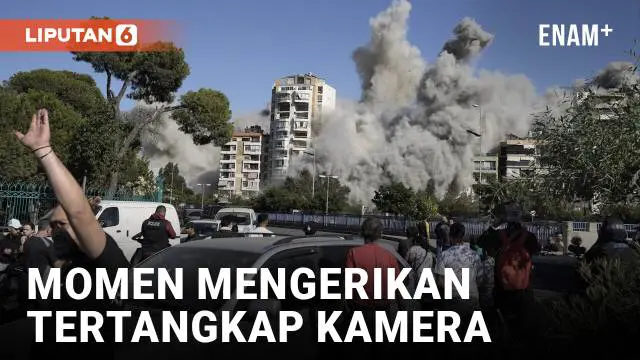 VIDEO: Fotografer AP Tangkap Detik-detik Serangan Rudal Israel di Beirut