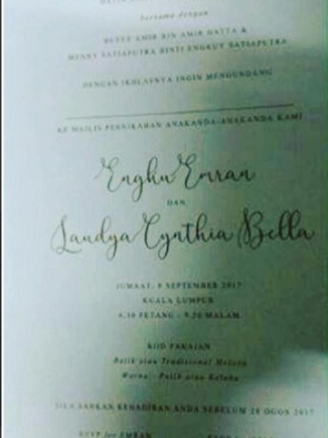 Undangan Nikah Beredar Ini Kata Manajer Laudya Cynthia