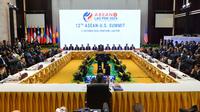 KTT ASEAN-AS, salah satu rangkaian pertemuan dalam KTT ASEAN 2024 di Vientiane, Laos. (Dok. Kemlu RI)