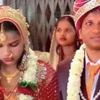 Punya kepala botak wanita ini “membuang” calon suaminya di tengah resepsi pernikahan mereka. (Foto: Mynewshub.cc)