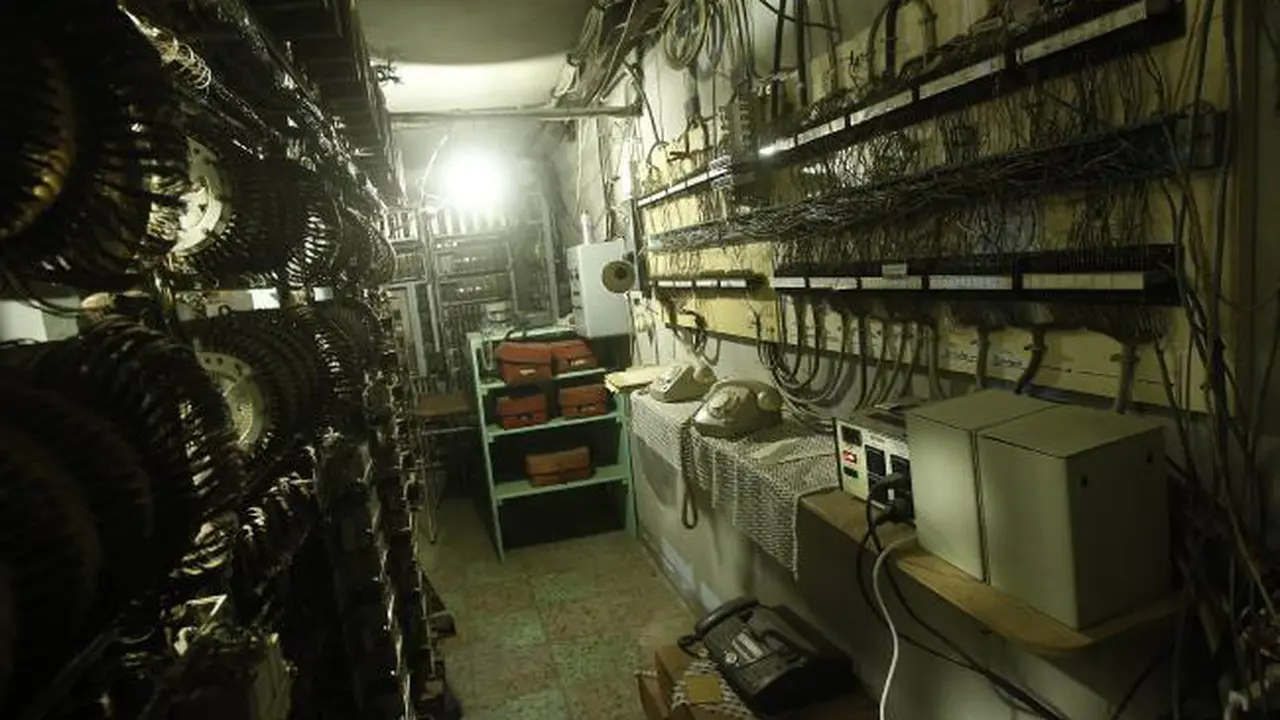 Ruang pusat telepon di Colonia Dignidad
