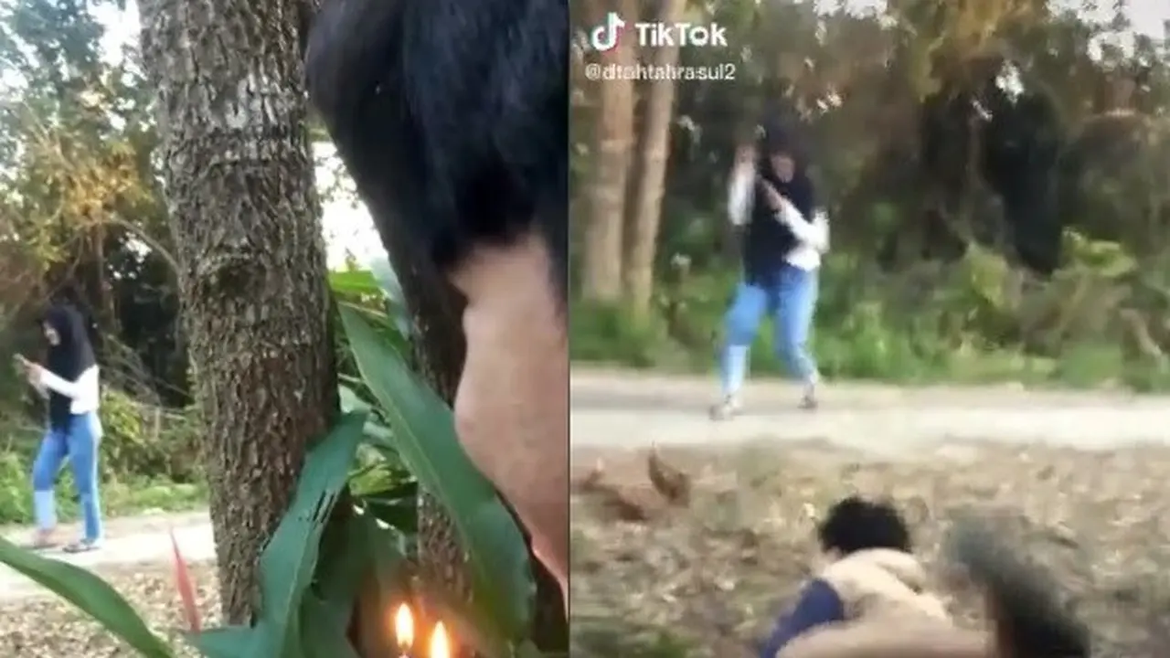 Viral Hendak Beri Kejutan Ulang Tahun, Pemuda Ini Malah Terjatuh