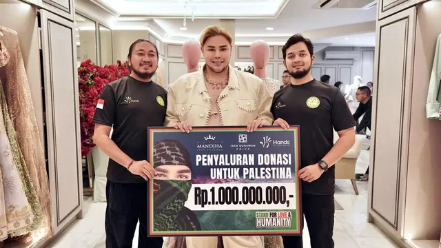 Ivan Gunawan mendonasikan uang yang cukup besar untuk Palestina dari hasil penjualan hijab ekslusif series Palestina