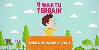 Air putih baik untuk kesehatan tubuh, tapi tahukah kamu kapan waktu yang tepat minum air putih? Yuk, simak videonya supaya badan kamu semakin bugar.