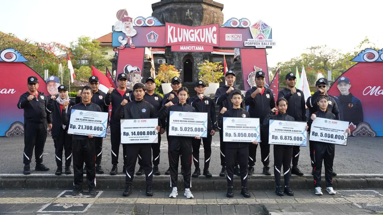 Pelepasan atlet Klungkung