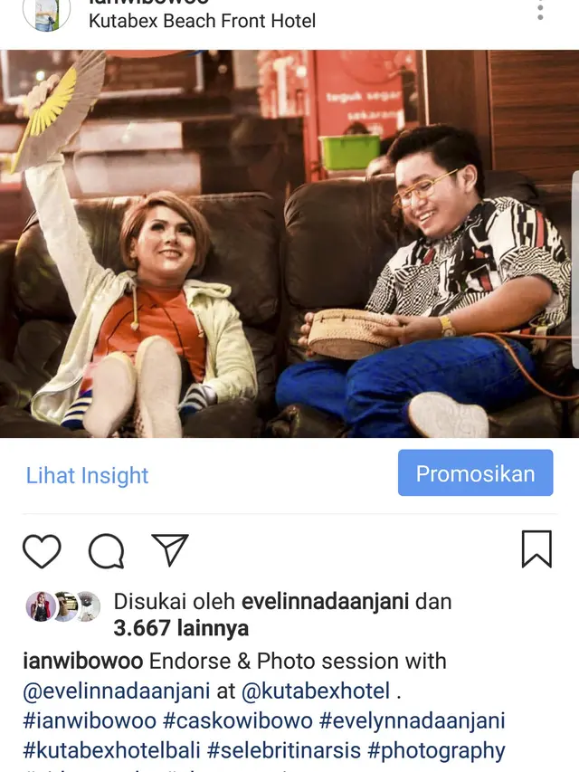 Ian Wibowo dan Evelyn  Nada Anjani