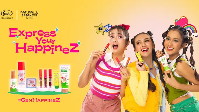 Sasa dan Naturally Speaking by ERHA Luncurkan Kolaborasi 'Happiness Journey to be #GenHappineZ' untuk Rayakan Keunikan Diri