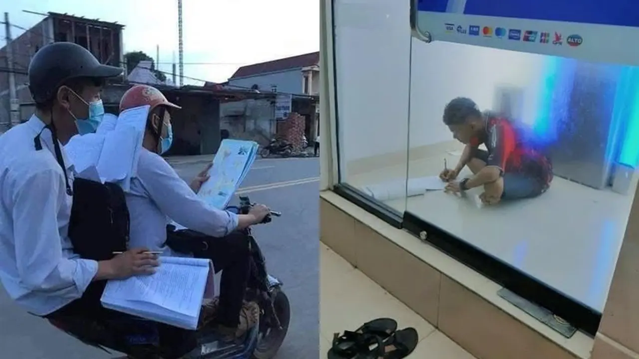 Aksi Pelajar Saat Dikejar Ujian