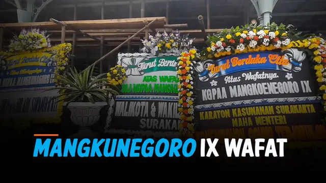 VIDEO: Jenazah KGPAA Mangkunegara IX Dimakamkan di Astana Giri Layu