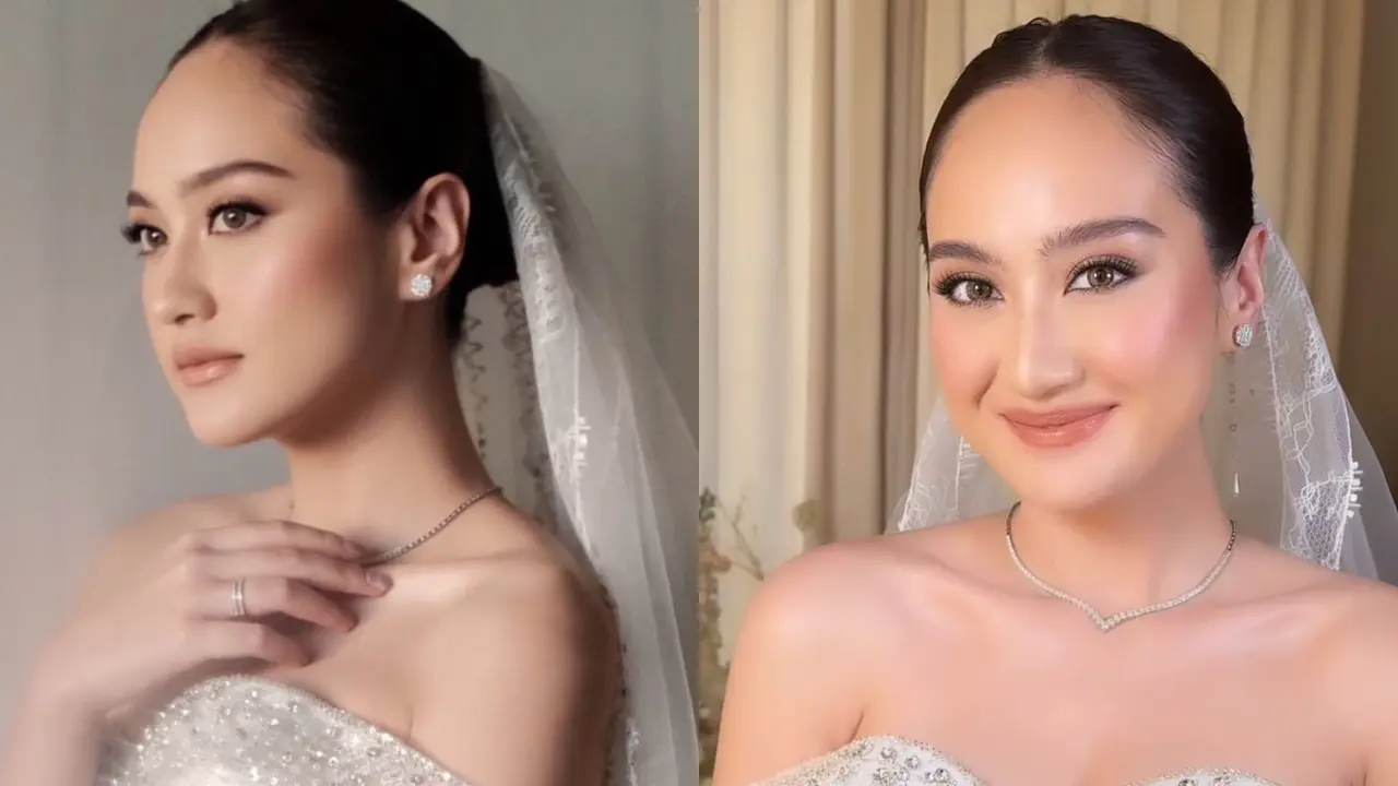 8 Potret Salshabilla Adriani Tampil Secantik Princess Kenakan Bridal Robe dan Gaun Putih saat Resepsi Pernikahan di Bali