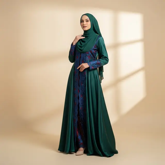 Model Gamis Terbaru Abaya Kekinian