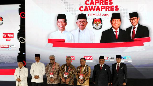 Debat Pilpres 2019 Berakhir, Begini Moment Kebersamaan TKN dan BPN