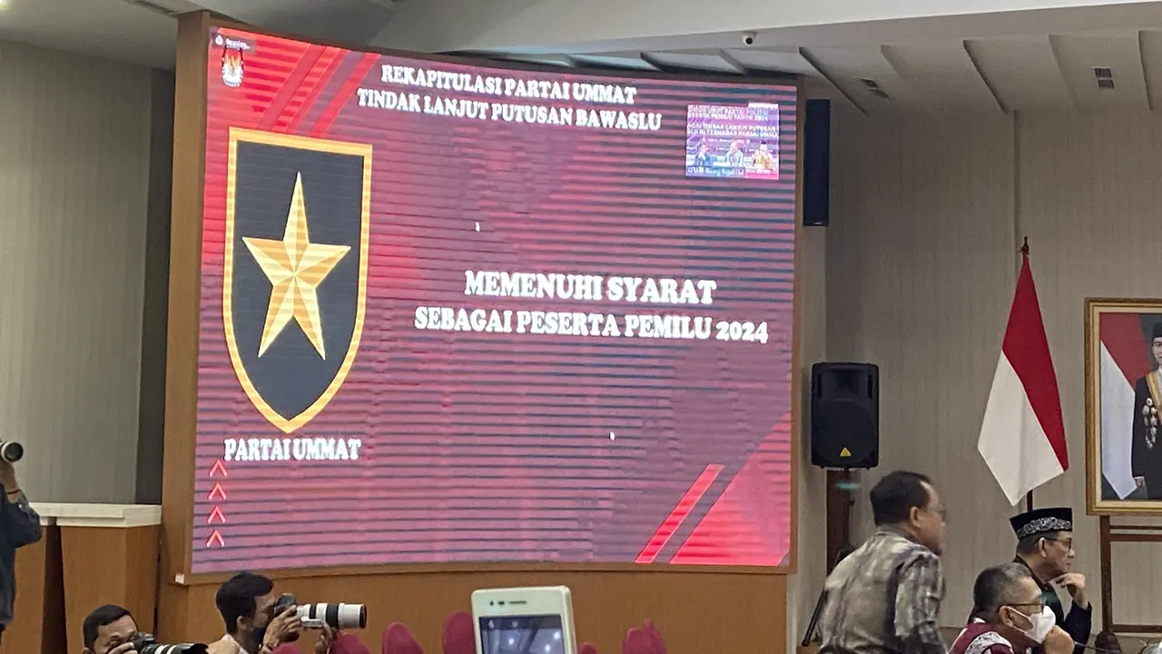 Partai Ummat akhirnya dinyatakan memenuhi syarat oleh Komisi Pemilihan Umum (KPU) sebagai peserta Pemilu 2024.
