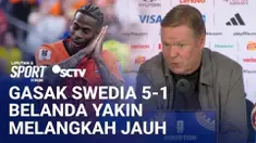 Belanda bangkit setelah ditahan Jepang di laga perdana Piala Dunia 2026. Tim Oranje tampil dominan dan menghancurkan Swedia dengan skor 5-1 untuk memuncaki klasemen Grup F dengan empat poin.

Brian Brobbey dan Cody Gakpo sama-sama mencetak dua gol, s...