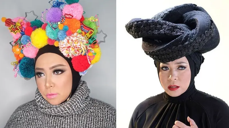 7 Inspirasi Hijab Tak Biasa Ala Melly Goeslaw, Tertarik Untuk Mencoba?