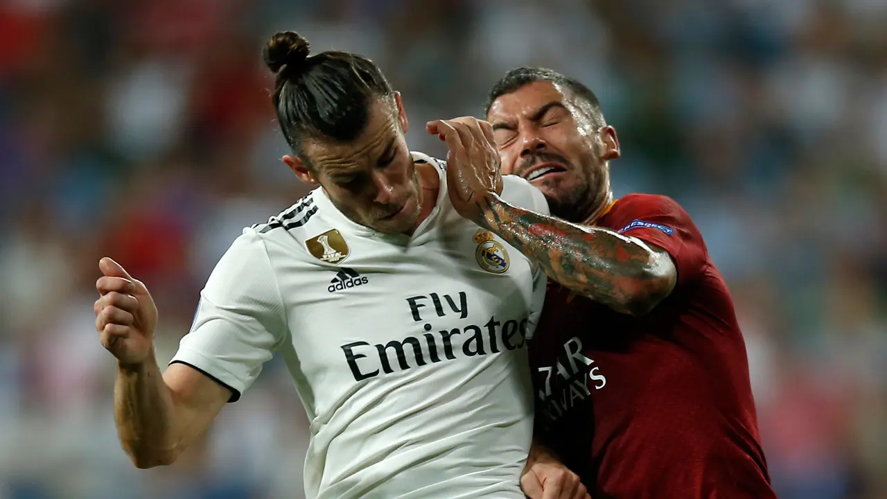 Aksi Gareth Bale Saat Real Madrid Bantai AS Roma 3-0